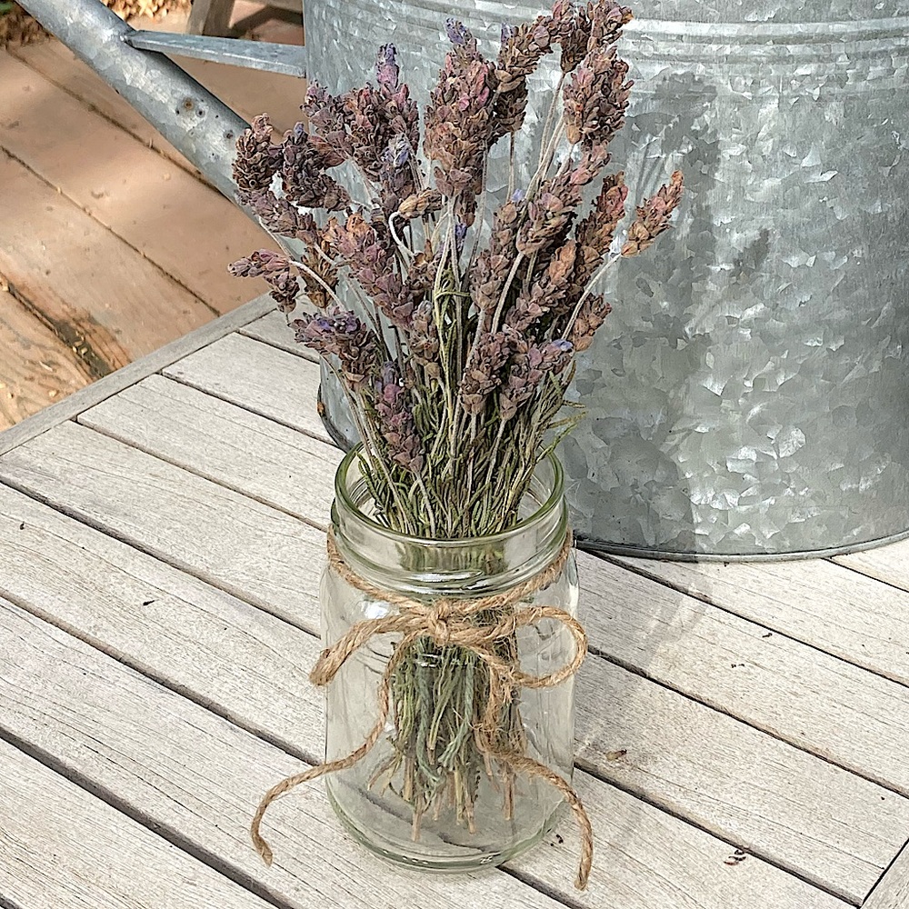 Dried Lavender Bouquet Jar Gift Organic Hand Crafted New - Picture 2 of 12